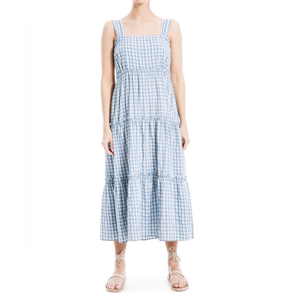 Max Studio - Gingham Midi Dress - Size S